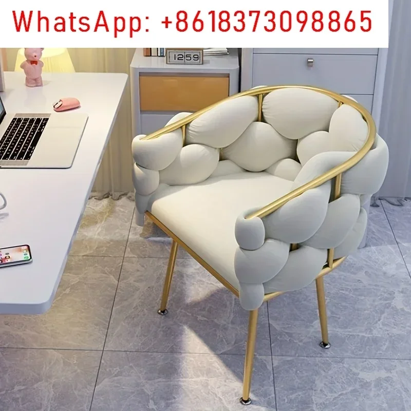 Elegant Girls Dressing Chair, Backrest Chair Perfect for Bedroom Makeup, Business Hospitality, and Dormitory Single Sofa Chair
Elegant Girls Dressing Chair, Backrest Chair Perfect for Bedroom Makeup, Business Hospitality, and Dormitory Single Sofa Chair