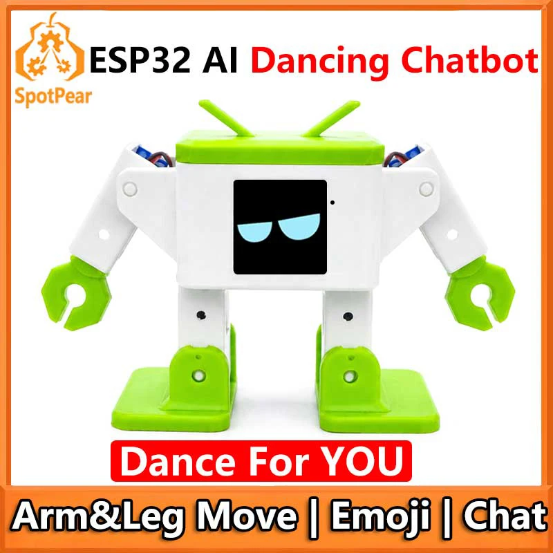 ESP32-S3 For XiaoZhi AI Dancing Robot Development Board AI Chatbot Desktop Dance Pet
ESP32-S3 For XiaoZhi AI Dancing Robot Development Board AI Chatbot Desktop Dance Pet