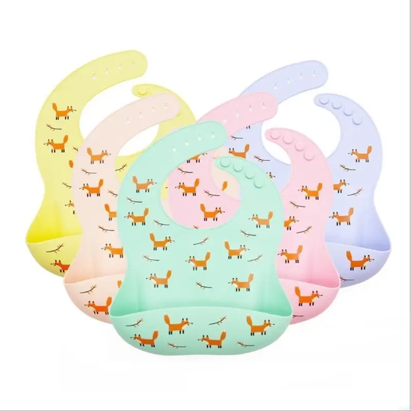 63HE Baby Silicone BPA Waterproof Bibs Newborn Toddler Feeding Tableware Infants Drooling Burp Aprons
63HE Baby Silicone BPA Waterproof Bibs Newborn Toddler Feeding Tableware Infants Drooling Burp Aprons