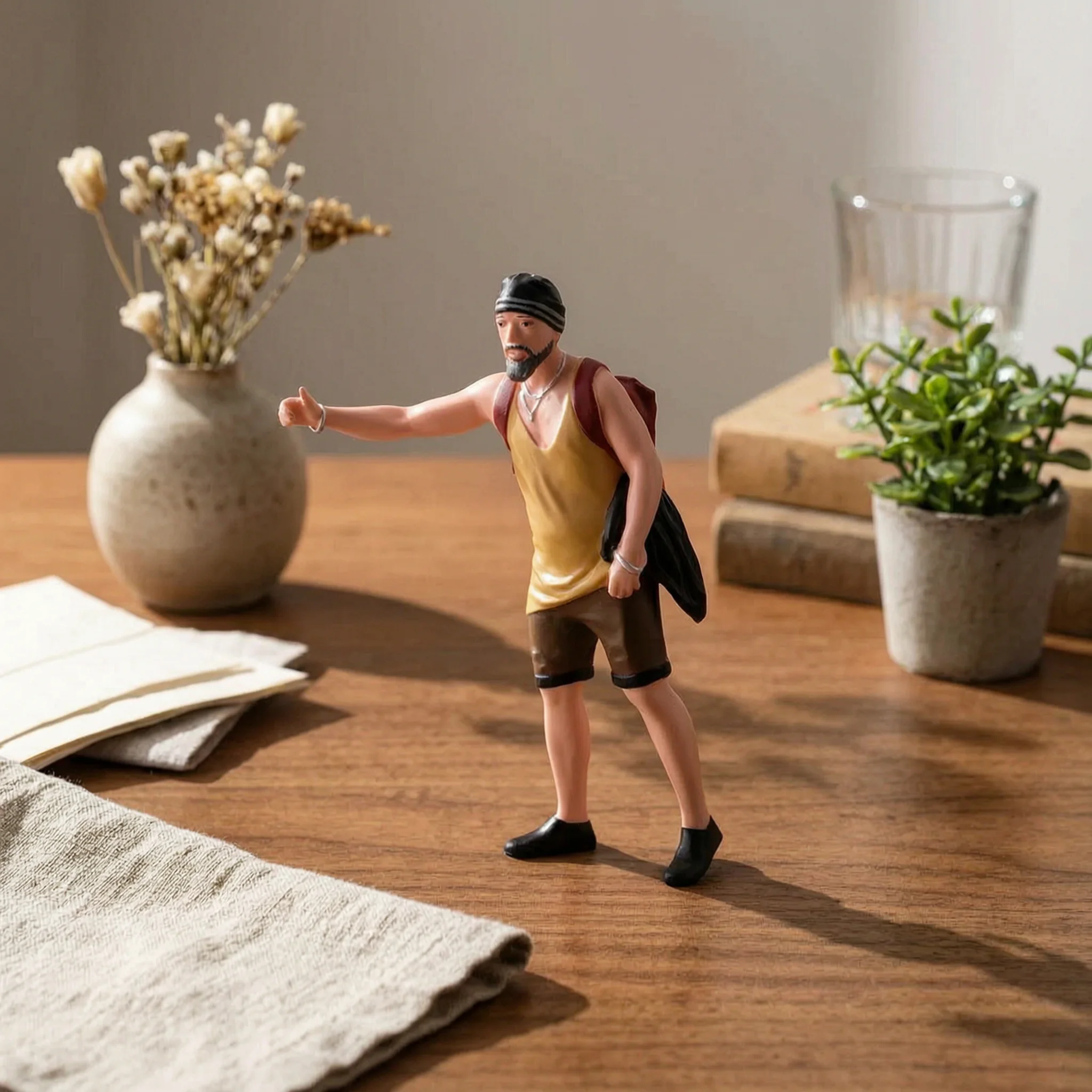 Hand-Painted Resin Figure Detailed Face Hand Painted Resin Figure Miniature Man Figurine Compact Realistic
Hand-Painted Resin Figure Detailed Face Hand Painted Resin Figure Miniature Man Figurine Compact Realistic