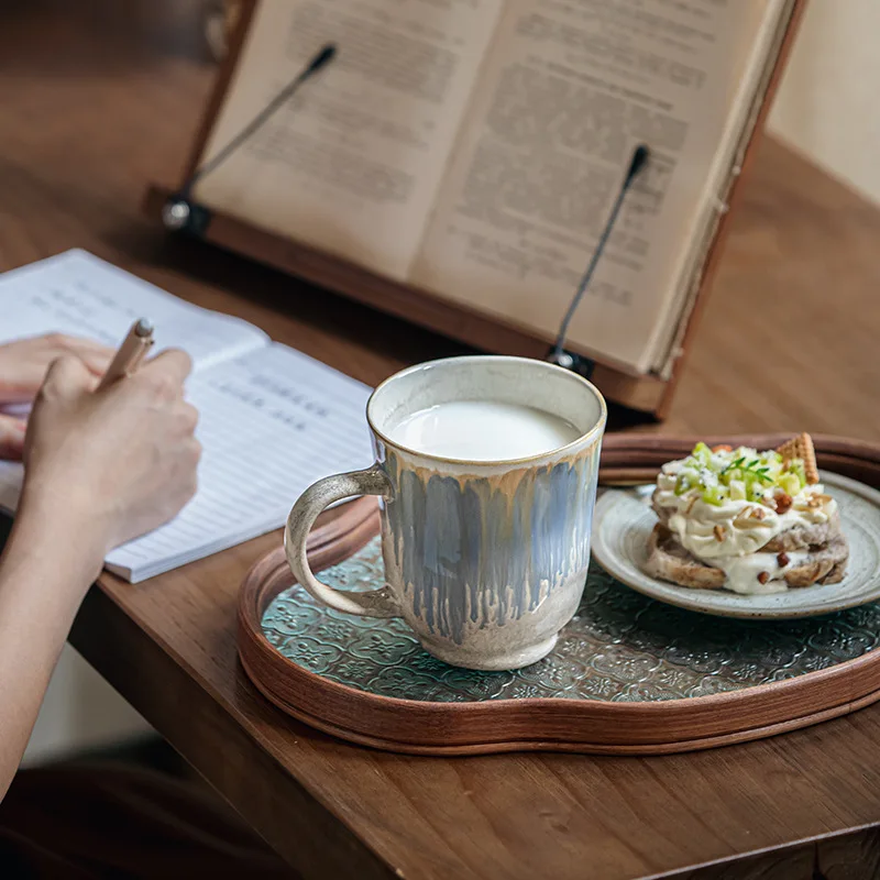 Irregular High Foot Mug Large Office Water Cup Ceramic Coffee Cup Beautiful Design
Irregular High Foot Mug Large Office Water Cup Ceramic Coffee Cup Beautiful Design