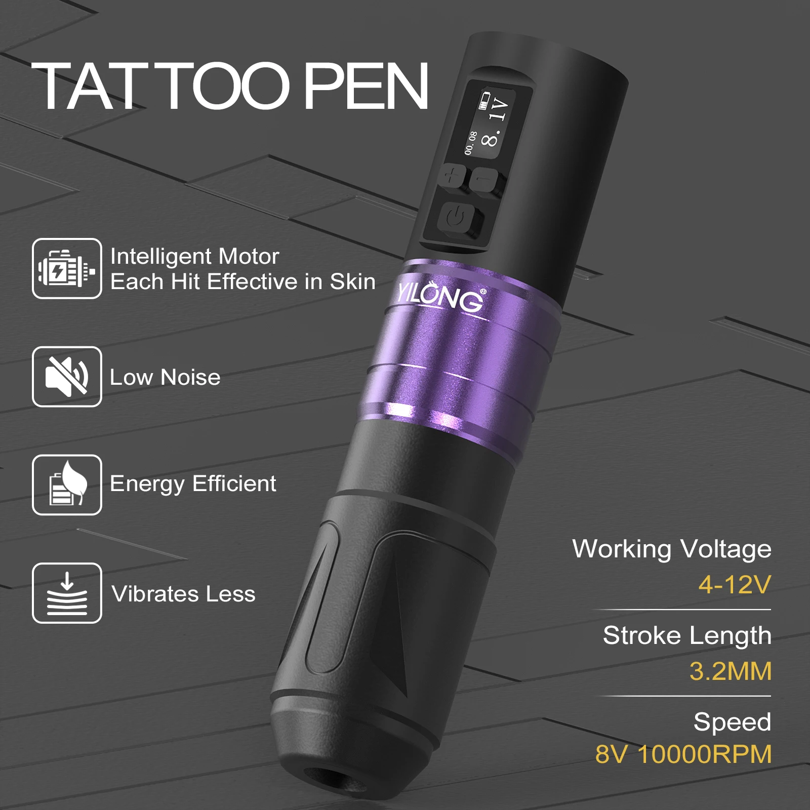 YILONG NIJIA Tattoo Machine Kit Complete Wireless Rotary Machine Pen Set with 1500MAH Power Supply Tattoo Gun Kit
YILONG NIJIA Tattoo Machine Kit Complete Wireless Rotary Machine Pen Set with 1500MAH Power Supply Tattoo Gun Kit