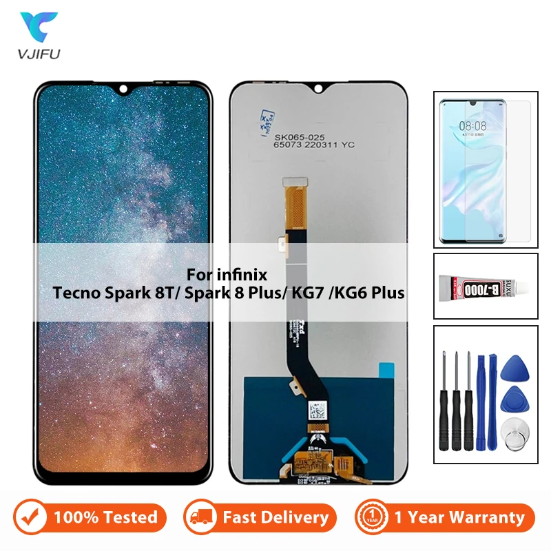 ЖК-дисплей для Infinix Tecno Spark 8T / Spark 8P / KG7 / KG6p / Hot 11 X662 дисплей сенсорный мобильный экран дигитайзер в сборе Замена
ЖК-дисплей для Infinix Tecno Spark 8T / Spark 8P / KG7 / KG6p / Hot 11 X662 дисплей сенсорный мобильный экран дигитайзер в сборе Замена