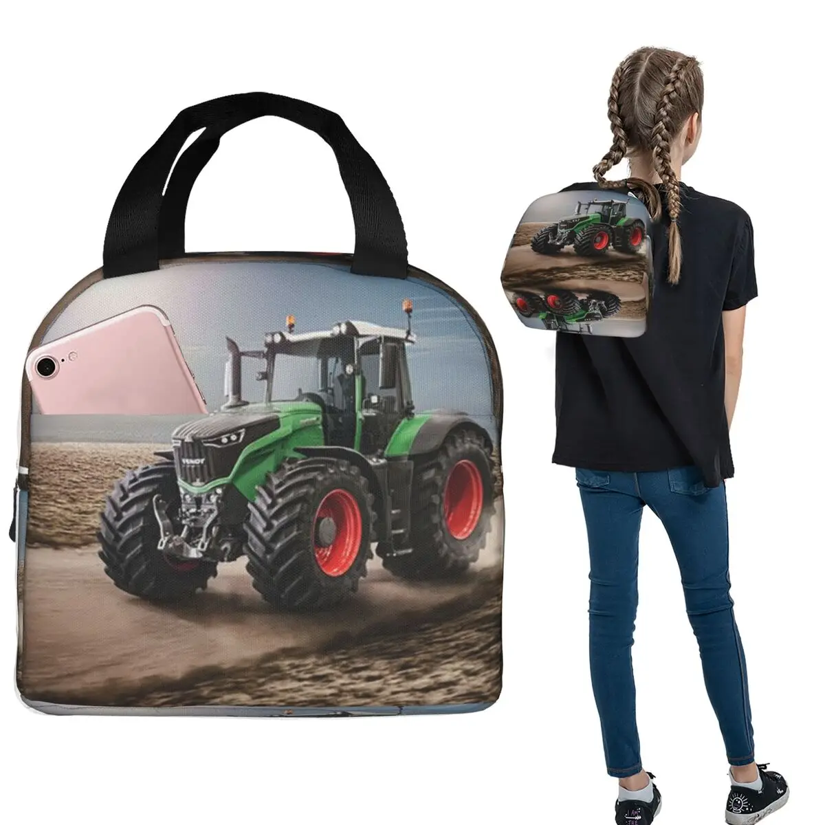 Изолированная сумка для обеда Fendt Tractor для женщин и детей, герметичные контейнеры для еды, термосумка для обеда
Изолированная сумка для обеда Fendt Tractor для женщин и детей, герметичные контейнеры для еды, термосумка для обеда