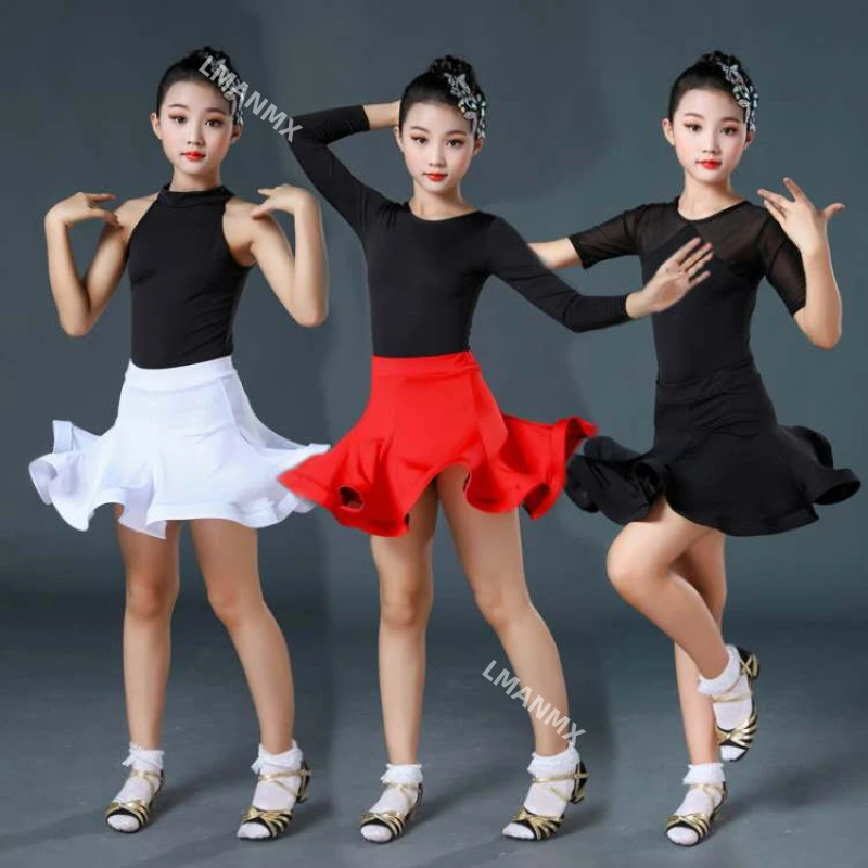 Children's Latin Dance Costume Dance Skirt Training Costume Performance Competition Girls' Spring and Autumn Latin Costume
Children's Latin Dance Costume Dance Skirt Training Costume Performance Competition Girls' Spring and Autumn Latin Costume