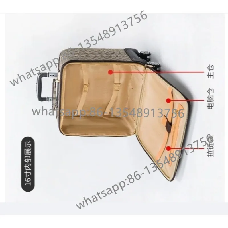 Высокий внешний вид, новая посадочная коробка, 16/20/24 дюйма, коробка с паролем, прямые продажи с фабрики
Высокий внешний вид, новая посадочная коробка, 16/20/24 дюйма, коробка с паролем, прямые продажи с фабрики