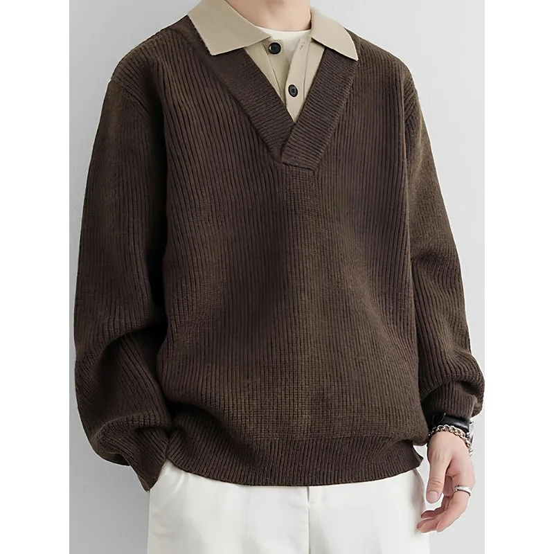 Новый мужской вязаный свитер на осень-зиму, повседневный, в стиле преппи, длинный, теплый, мягкий, из полиэфирного волокна
Новый мужской вязаный свитер на осень-зиму, повседневный, в стиле преппи, длинный, теплый, мягкий, из полиэфирного волокна