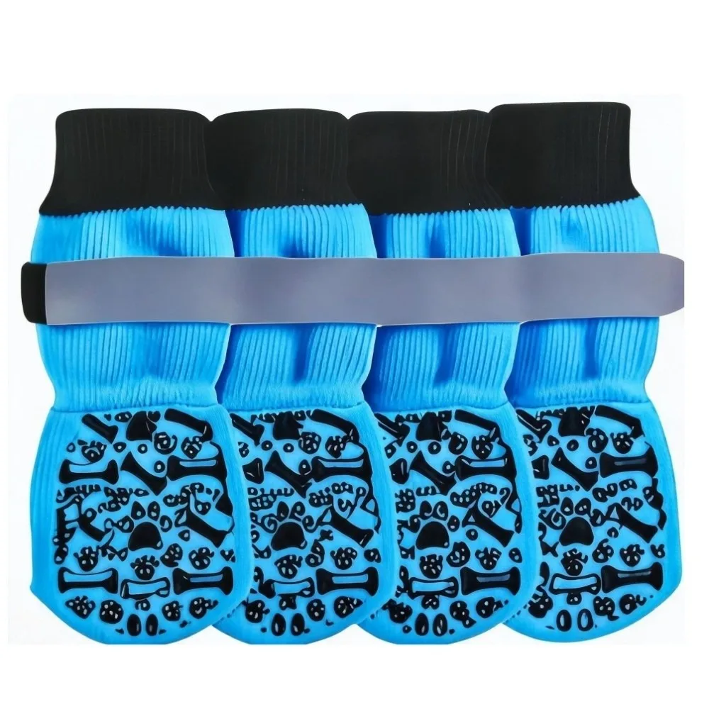 Adjustable Anti-Slip Dog Socks Anti Licking Soft Dog Foot Covers Reflective Wear Resistant Dog Shoes Socks Floor Protection
Adjustable Anti-Slip Dog Socks Anti Licking Soft Dog Foot Covers Reflective Wear Resistant Dog Shoes Socks Floor Protection