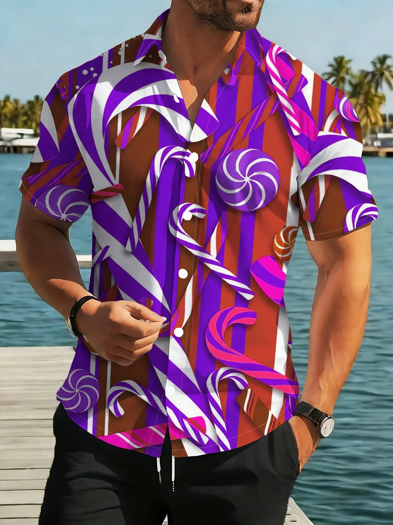 Summer Fashion Casual Men's Hawaiian Shirt Man Short Sleeve Tropical Print Beach Wear Stylish Party Shirt Holiday Outfit For Men
Summer Fashion Casual Men's Hawaiian Shirt Man Short Sleeve Tropical Print Beach Wear Stylish Party Shirt Holiday Outfit For Men