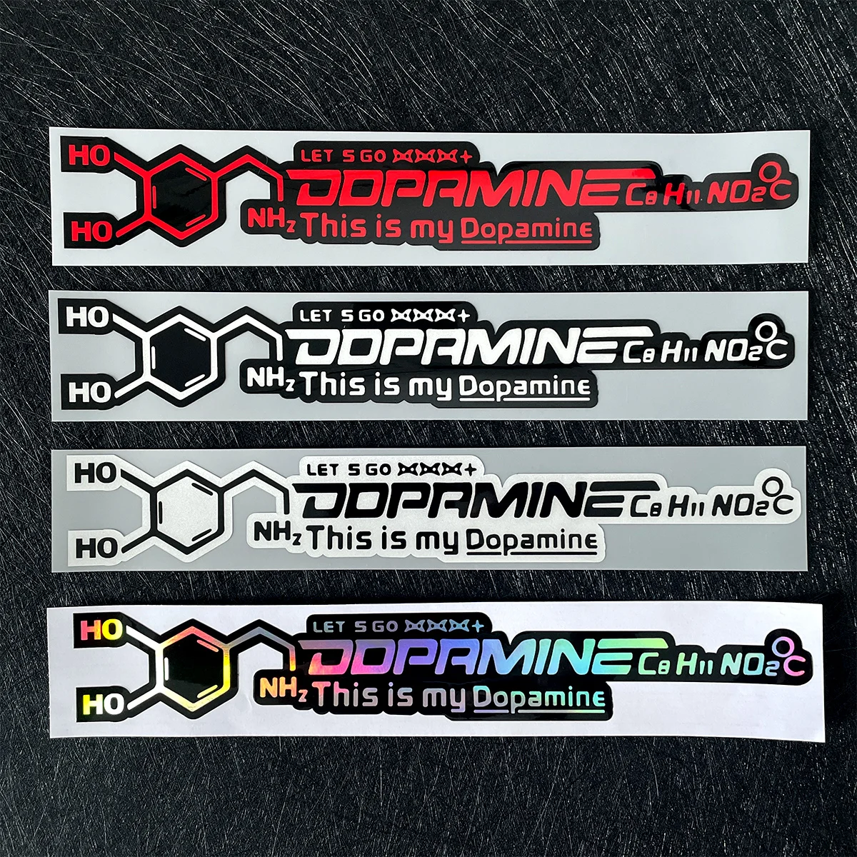 Dopamine Chemical Equation Waterproof Reflective Vinyl Stickers Decals For Motorcycle Tank Body Scooter Fender Decor Accessories
Dopamine Chemical Equation Waterproof Reflective Vinyl Stickers Decals For Motorcycle Tank Body Scooter Fender Decor Accessories
