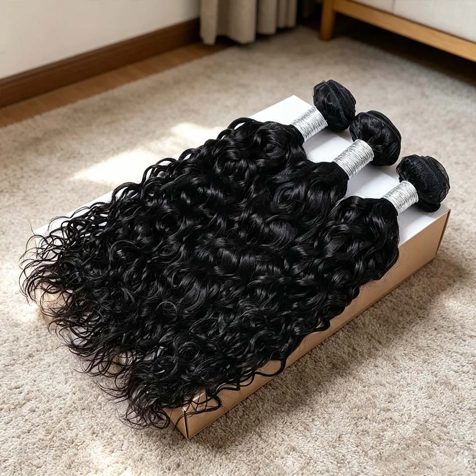 Graduation season, wedding season, fashionable hairstyles 26 28 30 inch Unprocessed Raw Natural Loose Wave 100% Human Hair Bundles 18A Water Deep Wave Vietnamese Wet and Wavy Remy Hair Extensions For Women Full Head #1B
Graduation season, wedding season, fashionable hairstyles 26 28 30 inch Unprocessed Raw Natural Loose Wave 100% Human Hair Bundles 18A Water Deep Wave Vietnamese Wet and Wavy Remy Hair Extensions For Women Full Head #1B