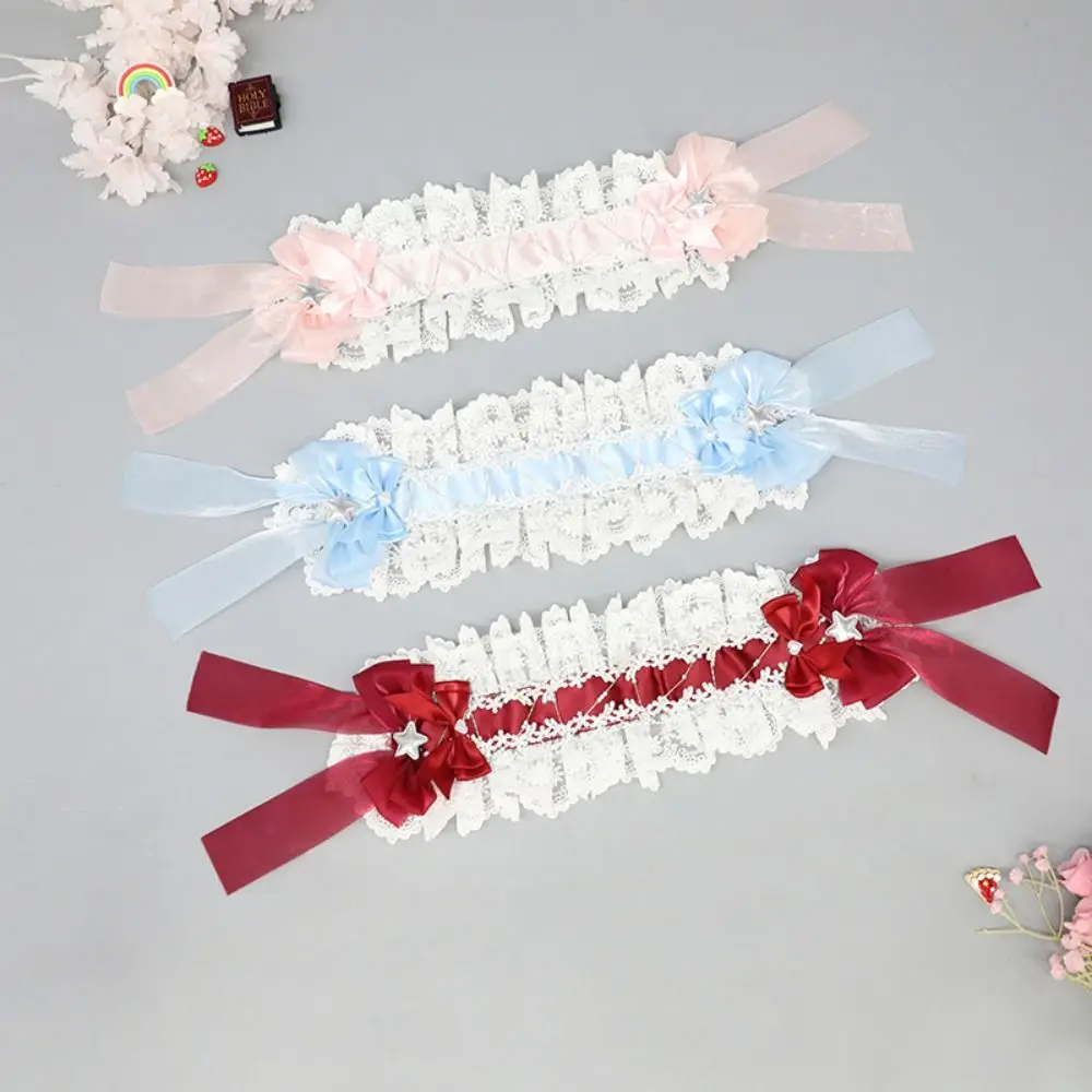 Cute Sweet Lolita Lace Headband Jk Ribbon Bow Ruffled Hairband Hair Accessories Kawaii Anime Maid Cosplay Headdress Girls
Cute Sweet Lolita Lace Headband Jk Ribbon Bow Ruffled Hairband Hair Accessories Kawaii Anime Maid Cosplay Headdress Girls