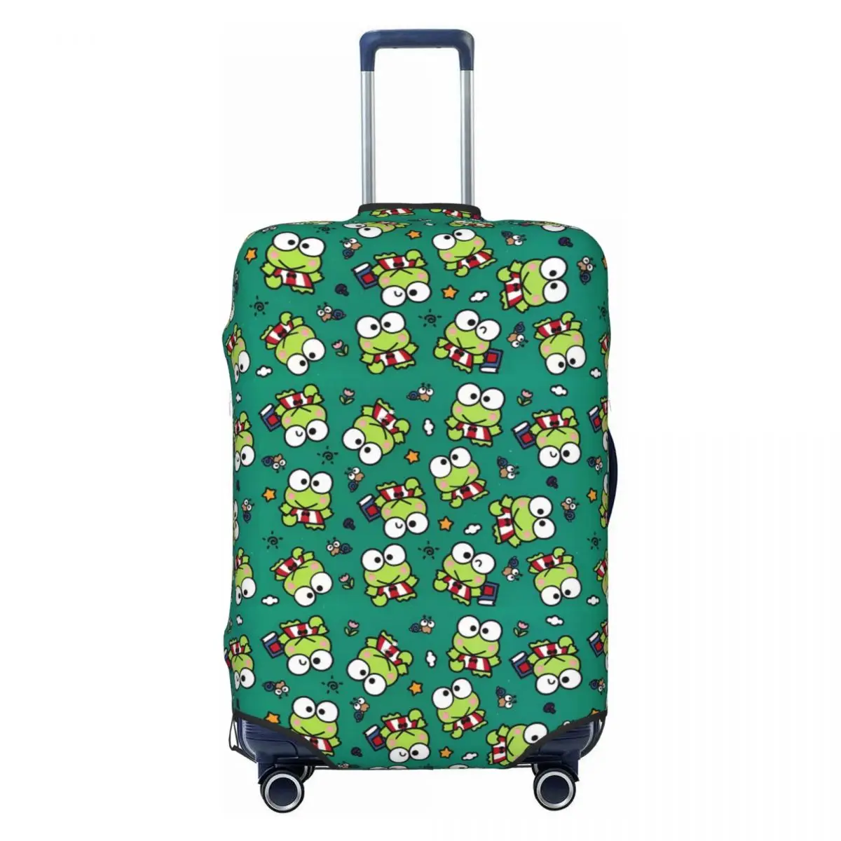 Изготовленный на заказ чехол для чемодана Kero Kero Keroppi, эластичная защита чемодана для полета и круиза
Изготовленный на заказ чехол для чемодана Kero Kero Keroppi, эластичная защита чемодана для полета и круиза