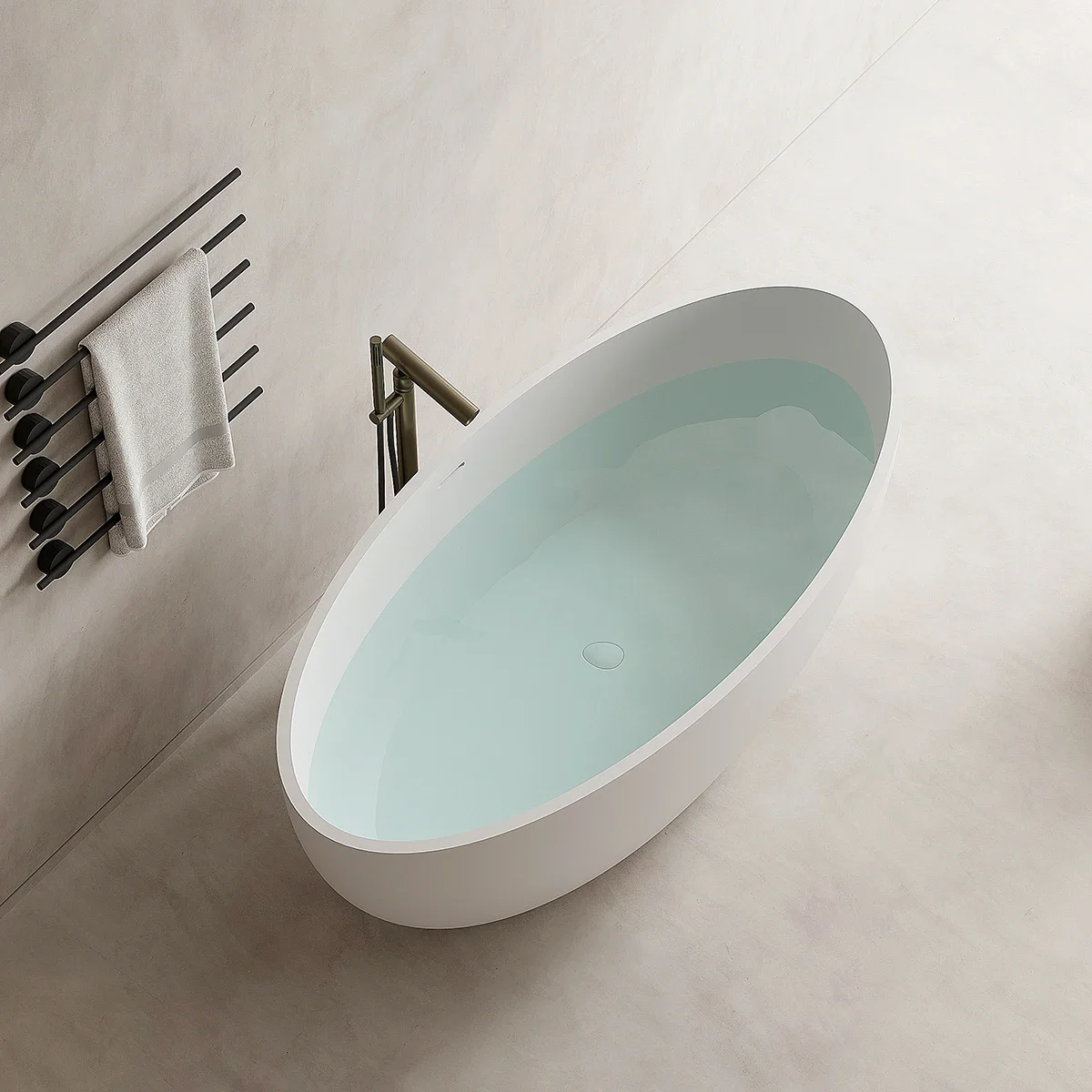 Artificial stone bathtub hotel independent family small apartment thick edge famous oval light luxury European style
Artificial stone bathtub hotel independent family small apartment thick edge famous oval light luxury European style