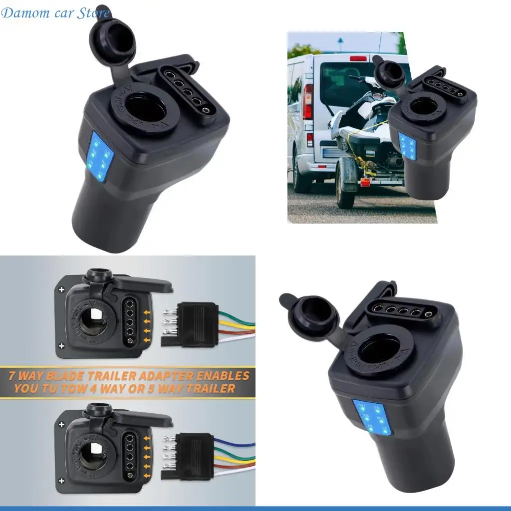 A2UC Heavy Duty 7 Pin Trailer Light Tester For Quick Connection Diagnostics On Trucks Pickup Campers And Marine Vehicles Boat
A2UC Heavy Duty 7 Pin Trailer Light Tester For Quick Connection Diagnostics On Trucks Pickup Campers And Marine Vehicles Boat