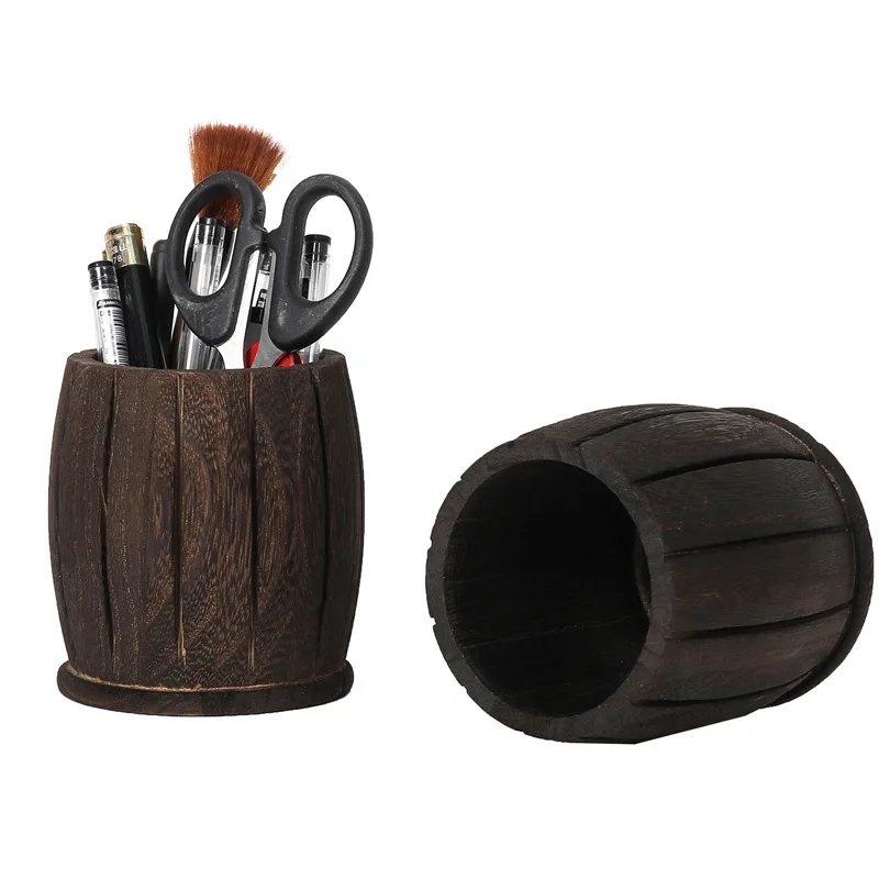 Popular Desktop Office Supplies Wooden Pen Holder Multifunctional High-capacity Business Storage Box
Popular Desktop Office Supplies Wooden Pen Holder Multifunctional High-capacity Business Storage Box