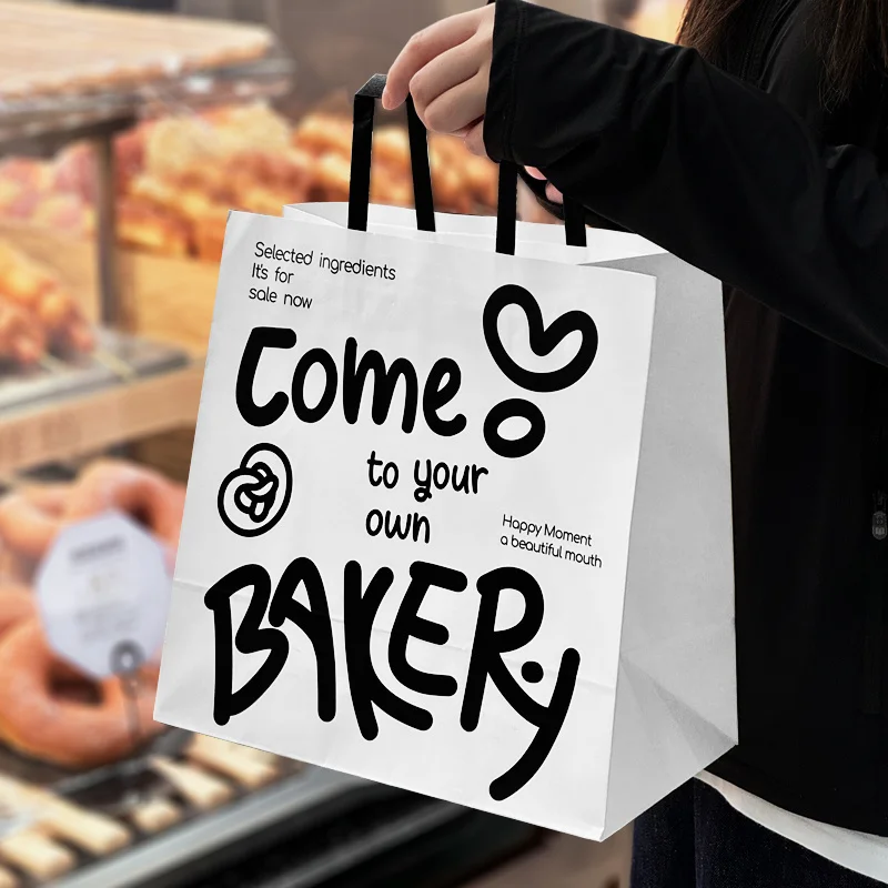 Custom. Internet Celebrity Bakery Kraft Paper Bag Handbag Can Be Praised Bread Bag Dessert Packaging Bag Take out Take Away Bag
Custom. Internet Celebrity Bakery Kraft Paper Bag Handbag Can Be Praised Bread Bag Dessert Packaging Bag Take out Take Away Bag