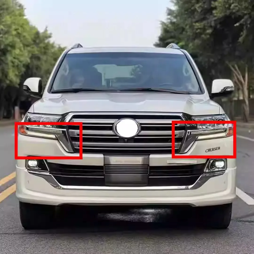 Car accessories Front Bumper Headlight Strip Trim for Toyota Land Cruiser LC200 2016 2017 2018 2019 2020
Car accessories Front Bumper Headlight Strip Trim for Toyota Land Cruiser LC200 2016 2017 2018 2019 2020