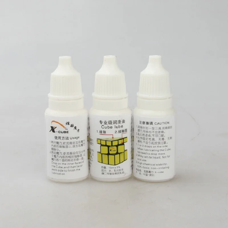 1pcs X-lube Cube Oil 10ml Lubricant Lube Oil for Speed Puzzle Cube Best Silicone Lubricants Cube Accessory Related Toys
1pcs X-lube Cube Oil 10ml Lubricant Lube Oil for Speed Puzzle Cube Best Silicone Lubricants Cube Accessory Related Toys