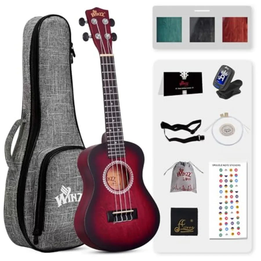 HAND RUBBED Series - Concert Ukulele Vintage Hawaiian Uke with Online Lessons Bag Tuner Strap Extra Strings Fingerboard Sticker
HAND RUBBED Series - Concert Ukulele Vintage Hawaiian Uke with Online Lessons Bag Tuner Strap Extra Strings Fingerboard Sticker