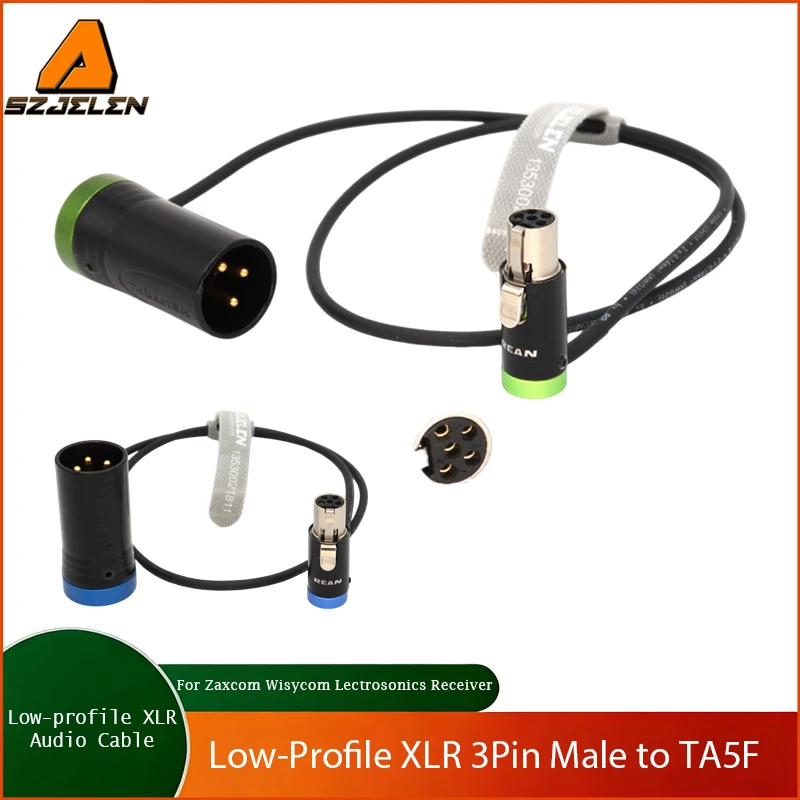 1PC Low-Profile XLR 3Pin Male to TA5F cable For Zaxcom Wisycom Lectrosonics Receiver
1PC Low-Profile XLR 3Pin Male to TA5F cable For Zaxcom Wisycom Lectrosonics Receiver