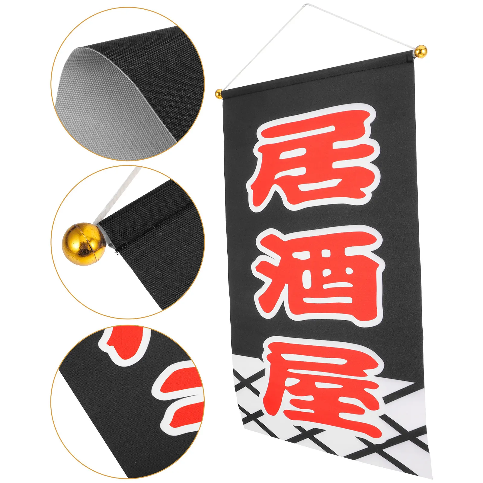 Japanese Style Hanging Flag for Restaurant Decor Oxford Cloth Izakaya Bunting Banner Traditional Design Lightweight Reusable
Japanese Style Hanging Flag for Restaurant Decor Oxford Cloth Izakaya Bunting Banner Traditional Design Lightweight Reusable