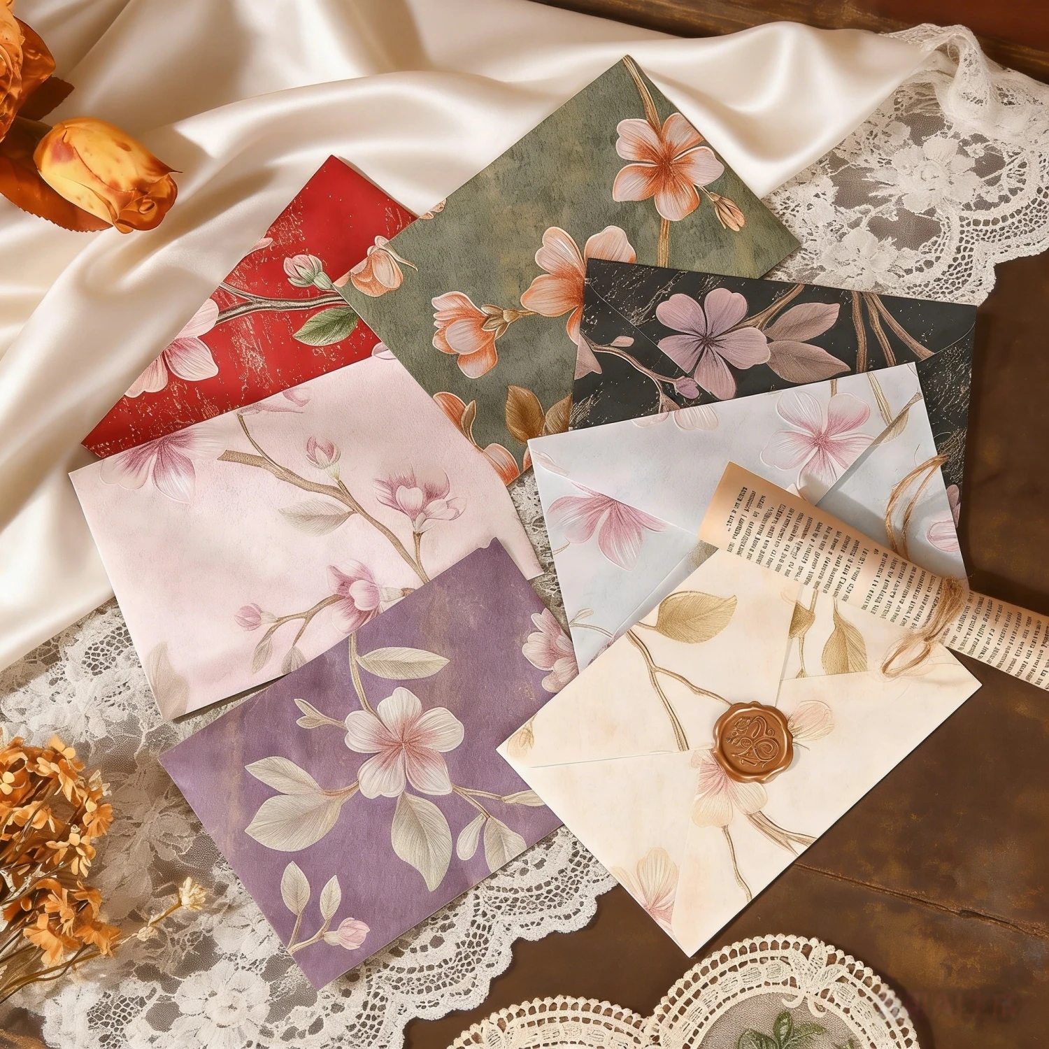 20Pcs Ancient Chinese Style Brocade Envelopes, Retro Embossed Pattern Luxury Envelopes for Wedding Invitations & Party Cards
20Pcs Ancient Chinese Style Brocade Envelopes, Retro Embossed Pattern Luxury Envelopes for Wedding Invitations & Party Cards