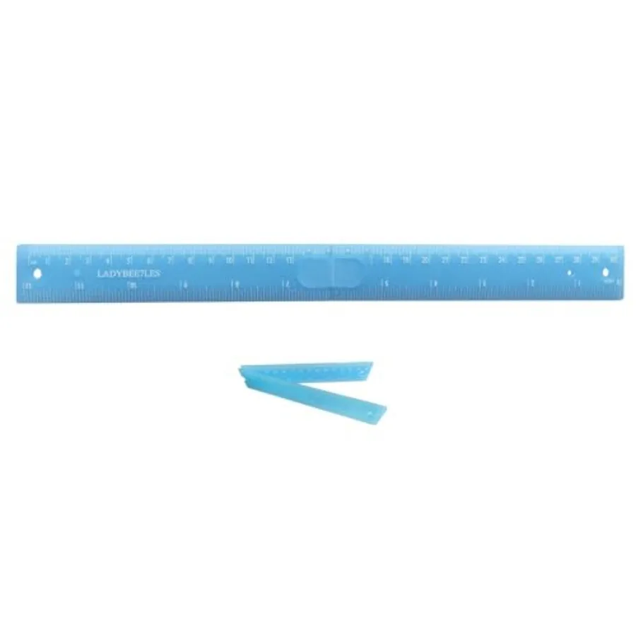 Portable Folding Ruler for Daily Measurement Use Aluminum Alloy Silver 30cm Extended/ 15cm Folded Compact Design
Portable Folding Ruler for Daily Measurement Use Aluminum Alloy Silver 30cm Extended/ 15cm Folded Compact Design