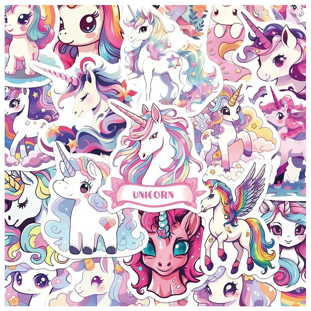 10/30/50PCS Cute Rainbow Unicorn Cartoon Stickers Kawaii Graffiti Sticker DIY Scrapbook Phone Laptop Creative Decals Wholesale
10/30/50PCS Cute Rainbow Unicorn Cartoon Stickers Kawaii Graffiti Sticker DIY Scrapbook Phone Laptop Creative Decals Wholesale