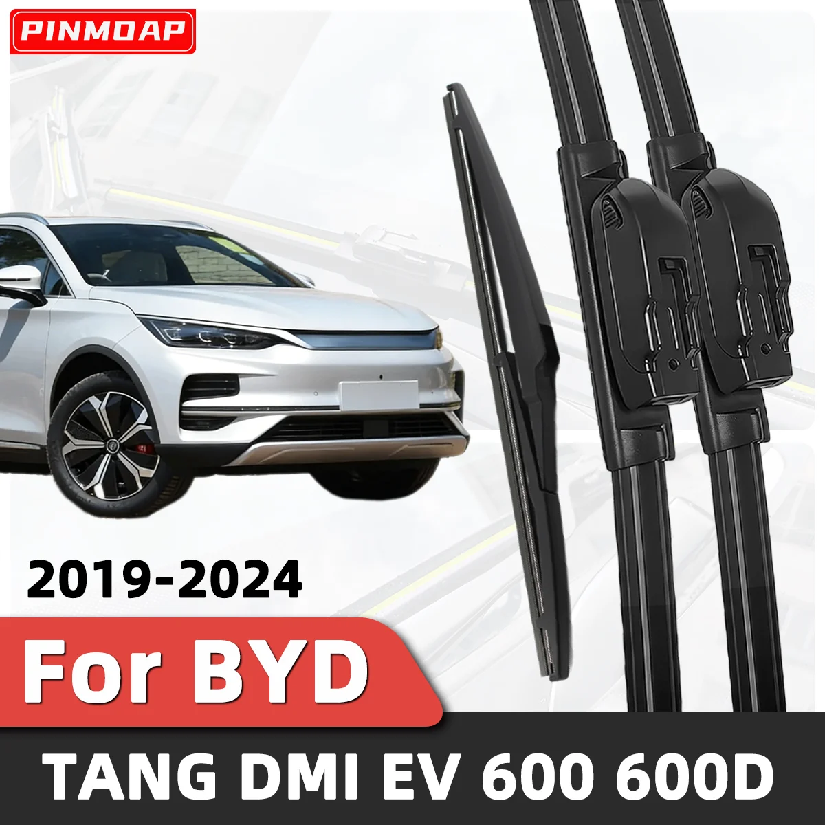 PINMOAP 3PCS Front Windshield Wiper Suitable For BYD TANG DMI EV 600 600D 2019-2024 Front Windshield Silent Wiper Automotive
PINMOAP 3PCS Front Windshield Wiper Suitable For BYD TANG DMI EV 600 600D 2019-2024 Front Windshield Silent Wiper Automotive