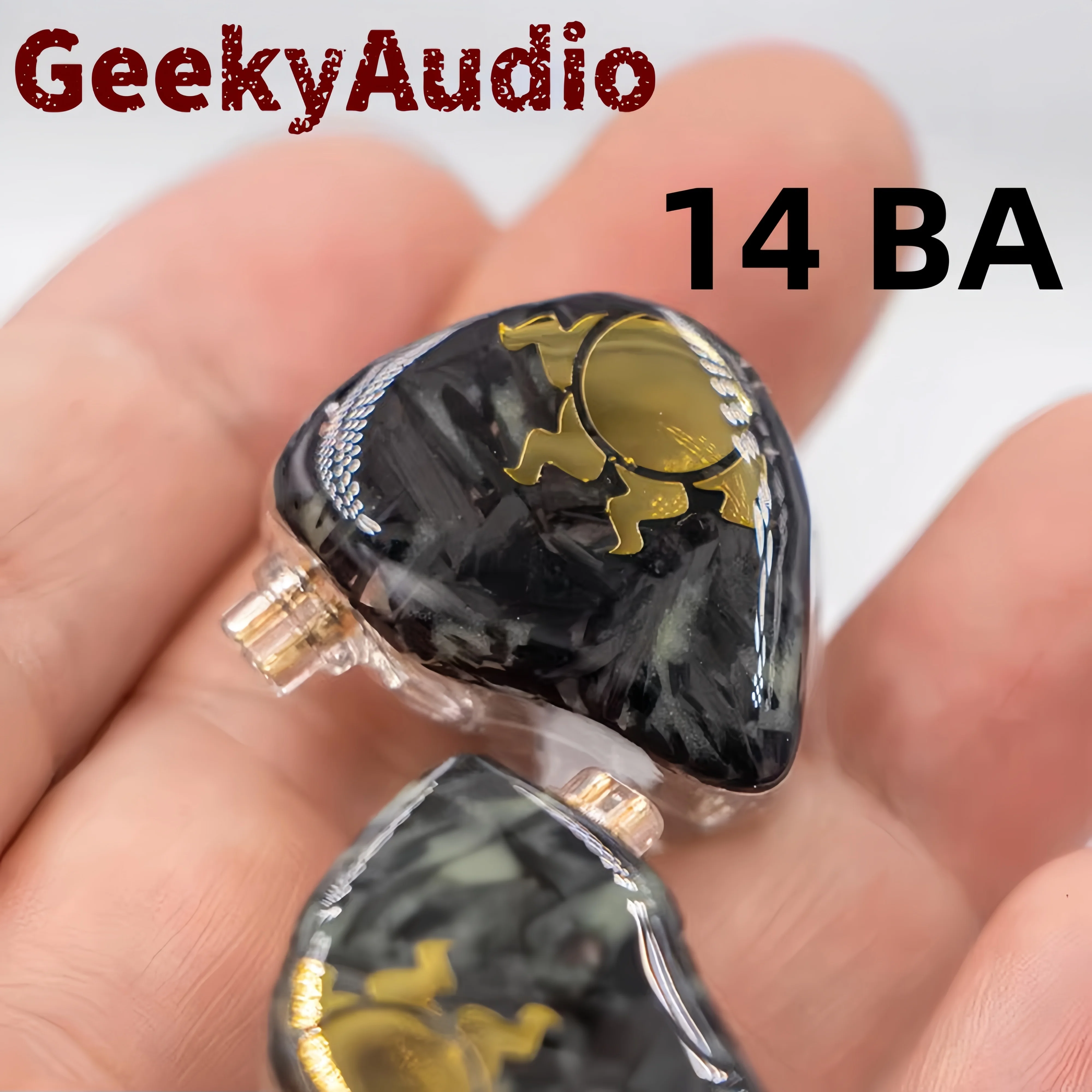 GeekyAudio 14 Balanced Armature Hybrid HIfi Music Monitor Studio Audiophiles Musicians Stereo Bass IEMs Earphones 0.78mm 2Pin
GeekyAudio 14 Balanced Armature Hybrid HIfi Music Monitor Studio Audiophiles Musicians Stereo Bass IEMs Earphones 0.78mm 2Pin
