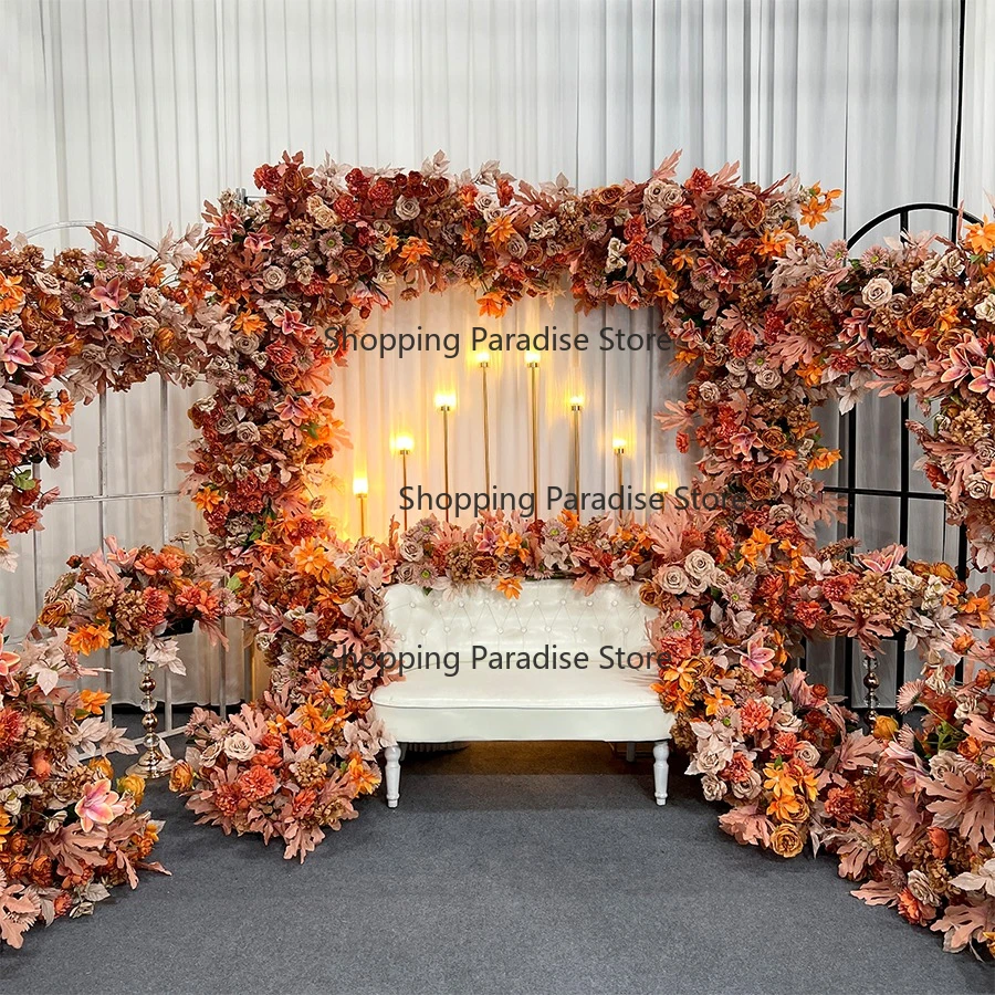 Elegant Autumn Themed Artificial Flower Runner Enhances Christmas Wedding Parties Event Aesthetics
Elegant Autumn Themed Artificial Flower Runner Enhances Christmas Wedding Parties Event Aesthetics