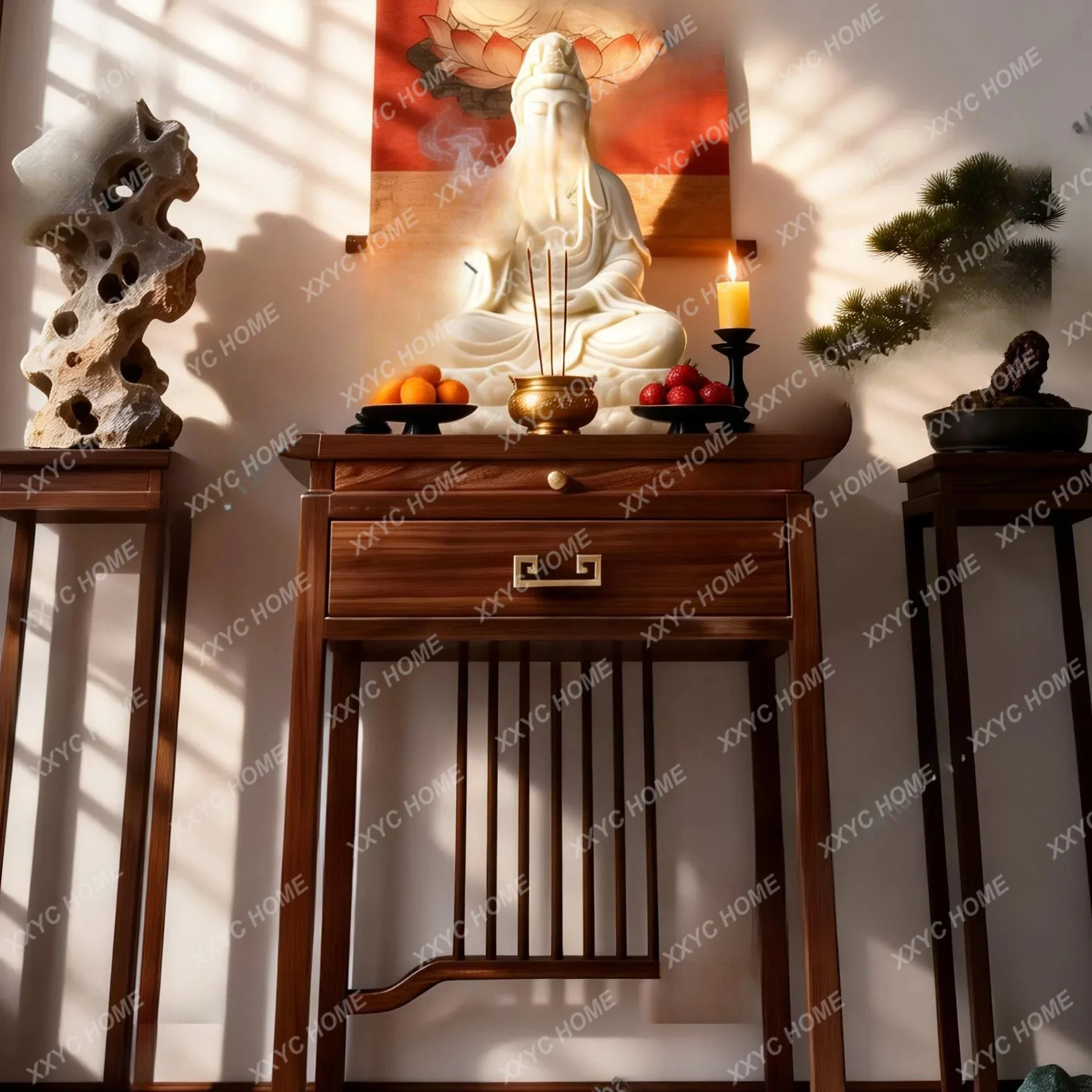 X30 New Chinese-style Solid Wood Shrine Household Table Buddhist Platform Modern Simple Shrine Cabinet Buddhist Hall Table
X30 New Chinese-style Solid Wood Shrine Household Table Buddhist Platform Modern Simple Shrine Cabinet Buddhist Hall Table