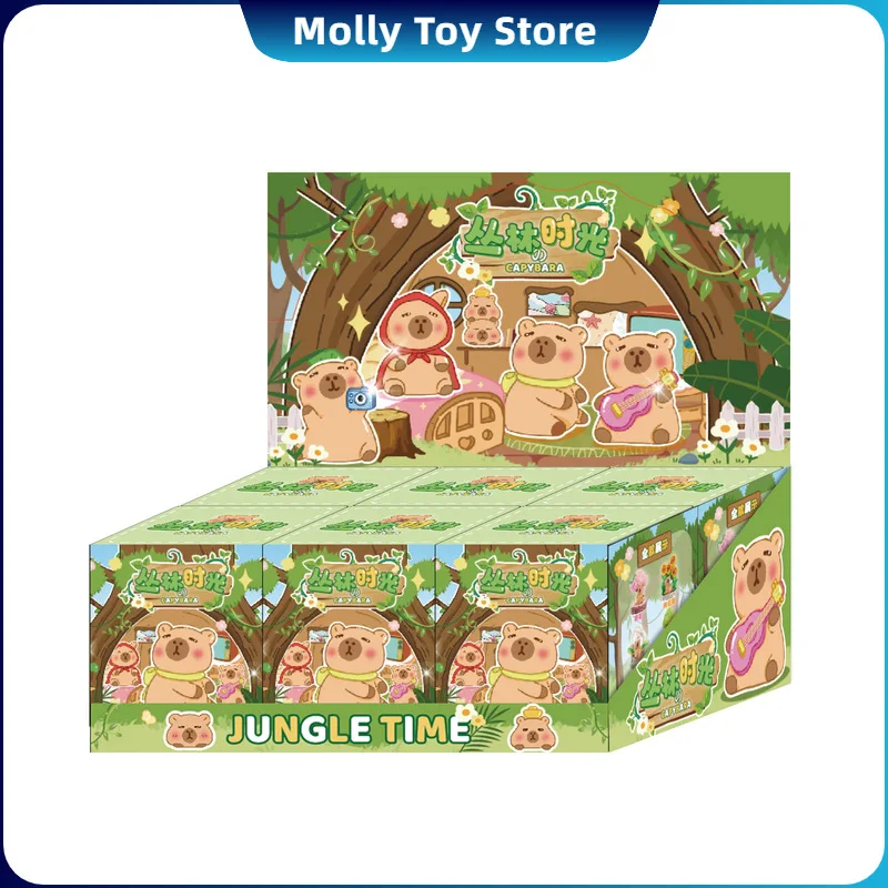Kawaii Capybara Jungle Time Series Blind Box Kawaii Trendy Desktop Decoration Model Toy Doll Surprise Gift
Kawaii Capybara Jungle Time Series Blind Box Kawaii Trendy Desktop Decoration Model Toy Doll Surprise Gift