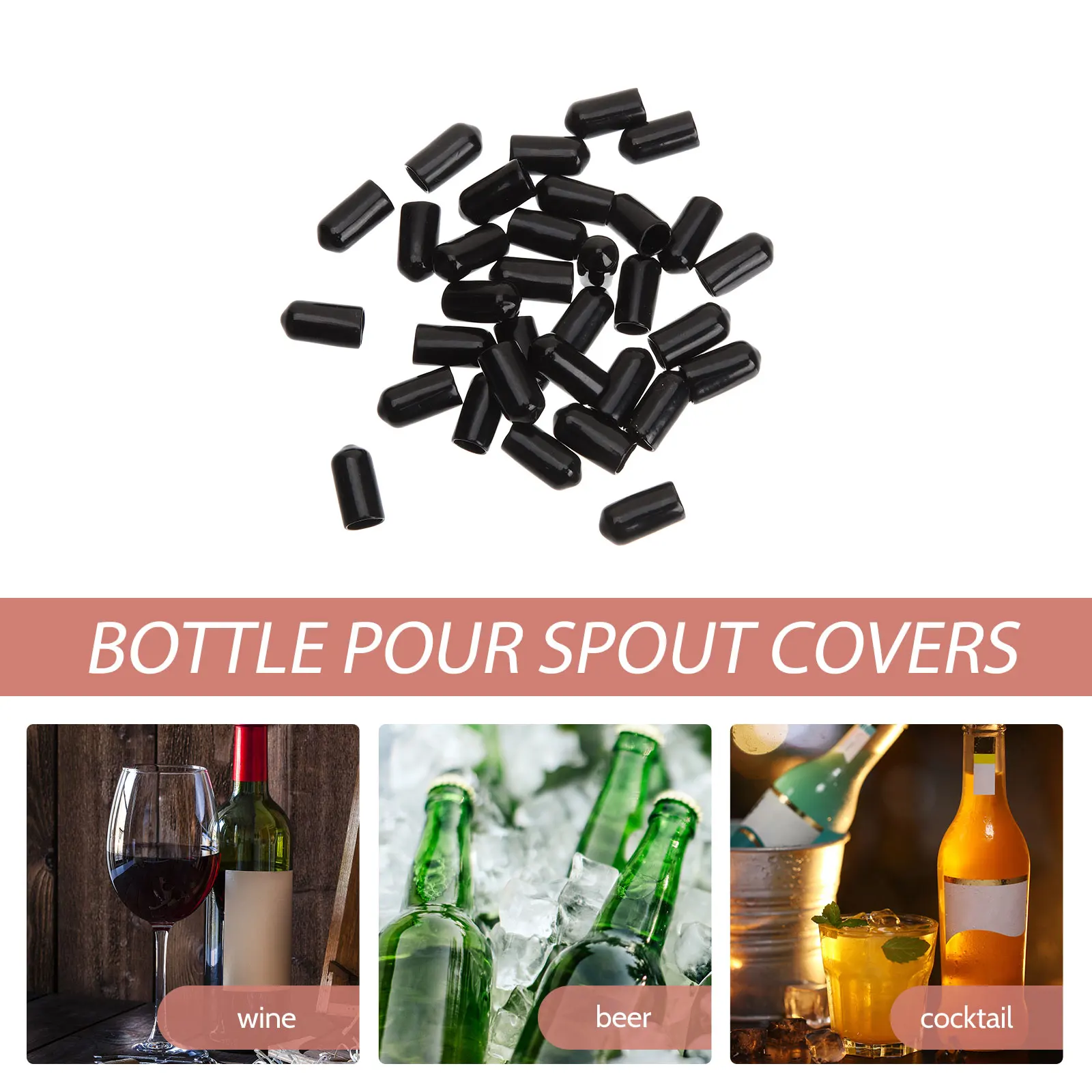 100Pcs Wine Pourer Caps Spout Covers Seal Pouring Lids Protective Bottle Caps for Oil Vinegar Syrups
100Pcs Wine Pourer Caps Spout Covers Seal Pouring Lids Protective Bottle Caps for Oil Vinegar Syrups