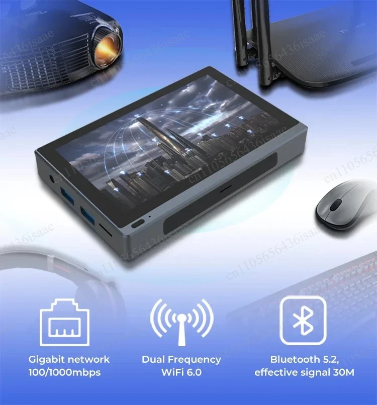 5.5 Inch Fanless Touch Screen Mini PC Windows 11 Pro Intel J4105 Full Capability Portable Desktop Computer
5.5 Inch Fanless Touch Screen Mini PC Windows 11 Pro Intel J4105 Full Capability Portable Desktop Computer
