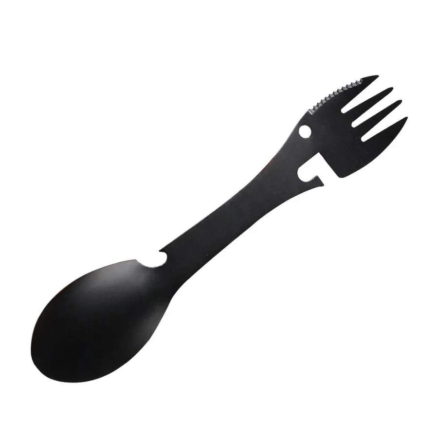 5 in1 Portable Fork Spoon Multi-Function Camping Tool Stainless Steel Titanium Spork Outdoor
5 in1 Portable Fork Spoon Multi-Function Camping Tool Stainless Steel Titanium Spork Outdoor