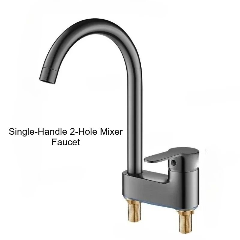 Brass Body Gray Bathroom Sink Faucet - 2-Hole Install Hot & Cold Water Mixer Tap for Home Washroom
Brass Body Gray Bathroom Sink Faucet - 2-Hole Install Hot & Cold Water Mixer Tap for Home Washroom