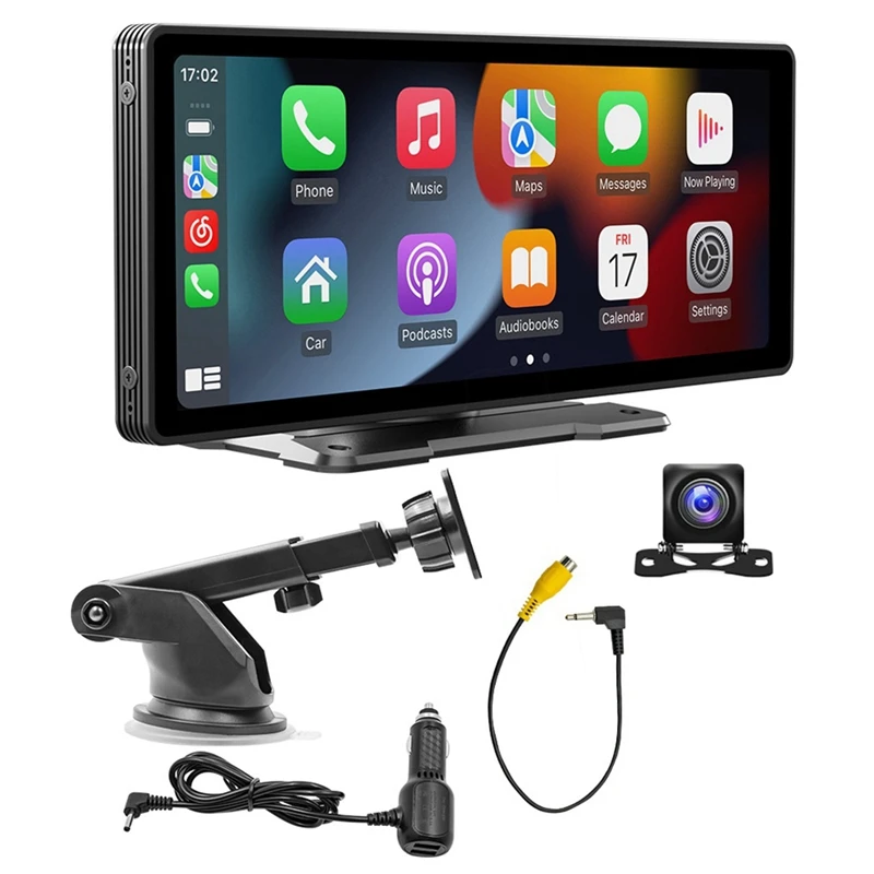 10.26Inch Wireless Carplay & Android Auto Stereo With AHD Backup Camera, Portable Car Radio Bluetooth Mirror Link
10.26Inch Wireless Carplay & Android Auto Stereo With AHD Backup Camera, Portable Car Radio Bluetooth Mirror Link
