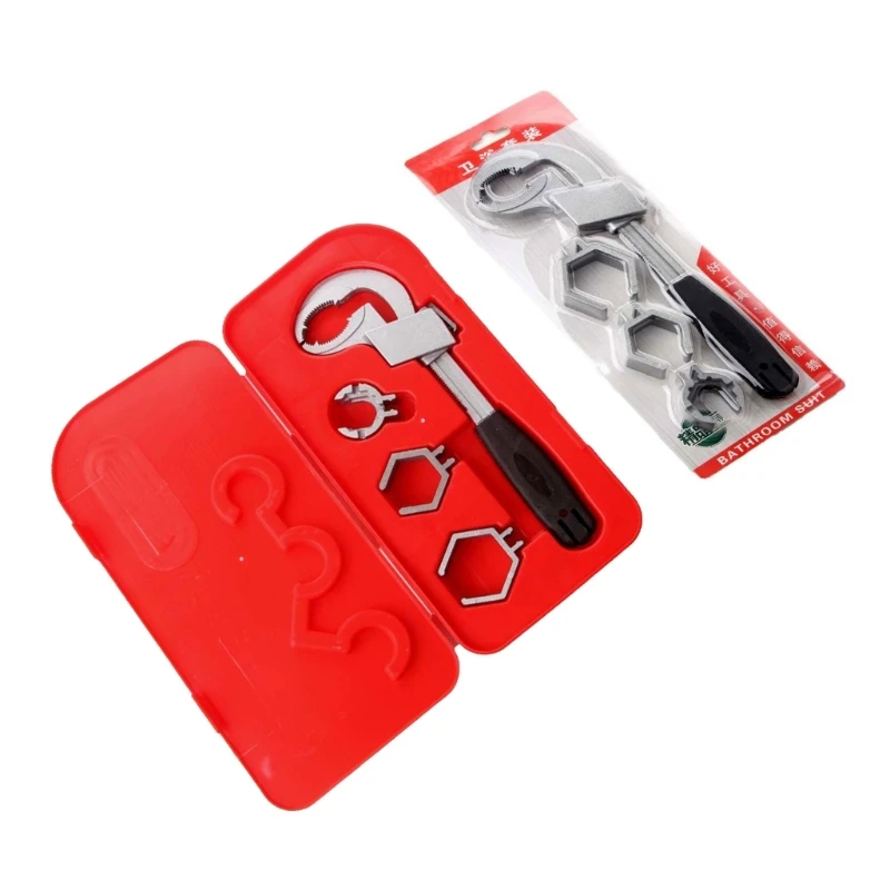 M17D Multifunctional Adjustable Wrenches Large Opening for Bathroom Washbasin
M17D Multifunctional Adjustable Wrenches Large Opening for Bathroom Washbasin