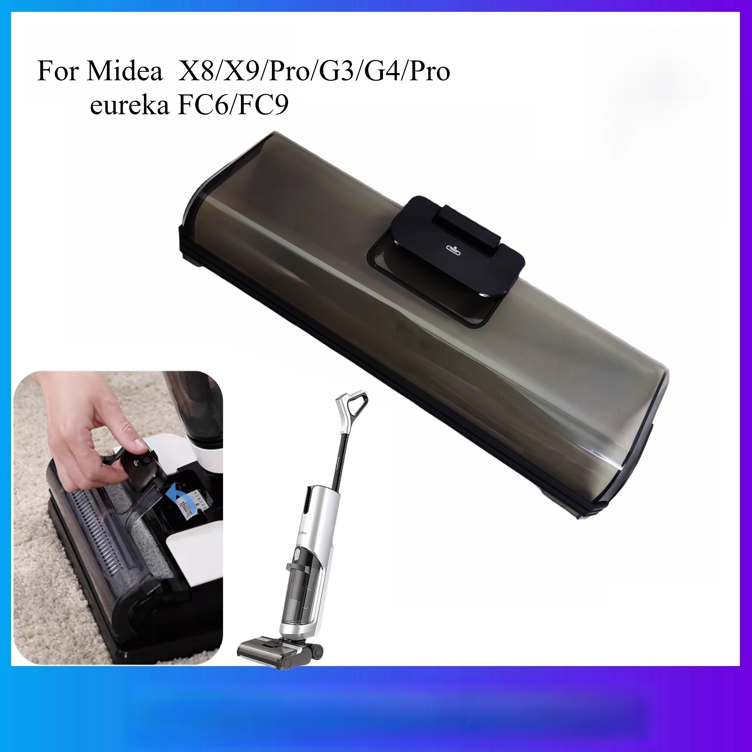for Midea scrubber X8/X9/Pro/G3/G4/Pro Brush cover plate accessories eureka FC6/FC9
for Midea scrubber X8/X9/Pro/G3/G4/Pro Brush cover plate accessories eureka FC6/FC9