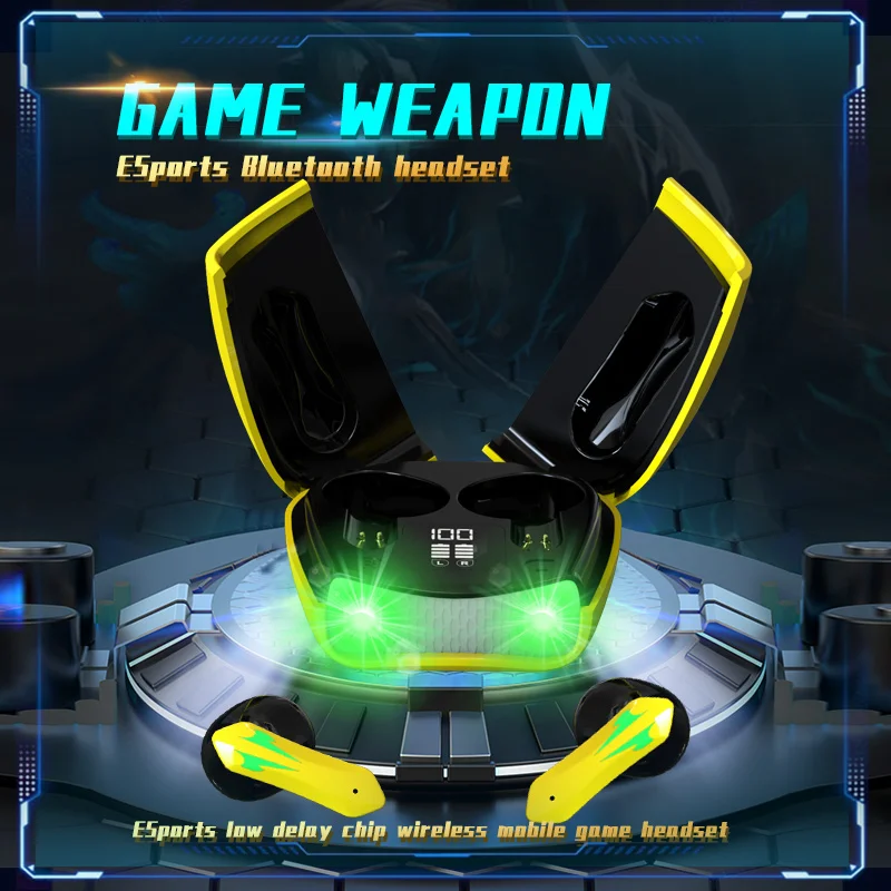 TESDINE Esports Game Earphones X16PRO Scissors Gate Sports Car Design Low latency Technology Bluetooth Earphones
TESDINE Esports Game Earphones X16PRO Scissors Gate Sports Car Design Low latency Technology Bluetooth Earphones