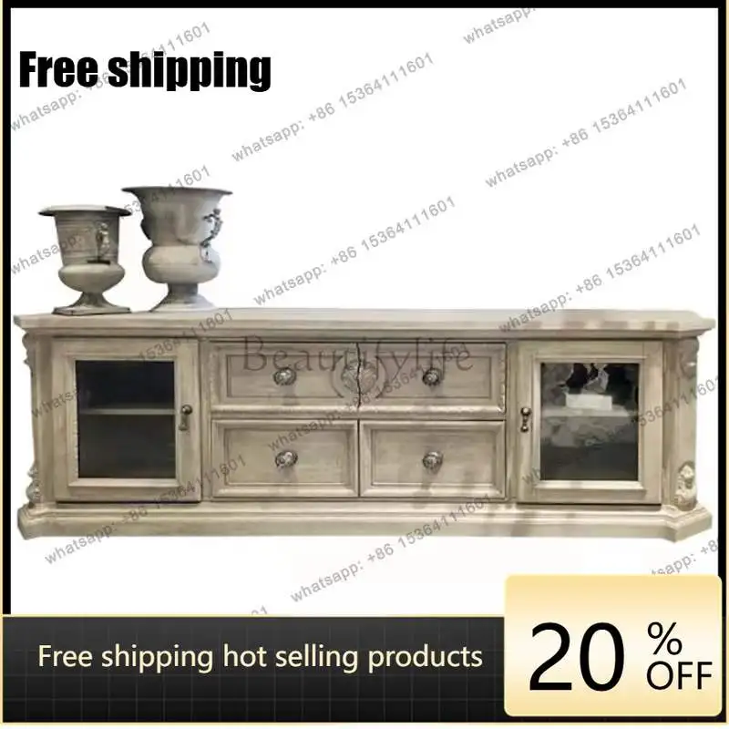 XX American country TV cabinet solid wood furniture retro display cabinet
XX American country TV cabinet solid wood furniture retro display cabinet