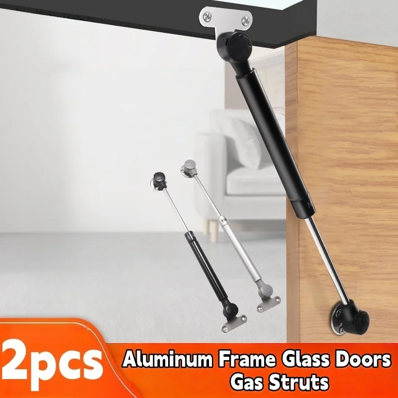 2pcs Aluminum Frame Glass Door Gas Struts Furniture Hinge Kitchen Cabinet Door Lift Pneumatic Support Hydraulic Gas Spring Stay
2pcs Aluminum Frame Glass Door Gas Struts Furniture Hinge Kitchen Cabinet Door Lift Pneumatic Support Hydraulic Gas Spring Stay