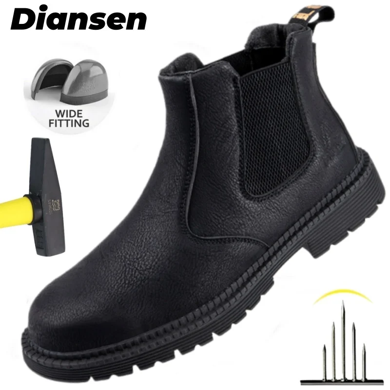 Leather Waterproof Safety Shoes Men Anti-smash Anti-puncture Work Shoes Fashion Men Sport Shoes Security Protective Boots Men
Leather Waterproof Safety Shoes Men Anti-smash Anti-puncture Work Shoes Fashion Men Sport Shoes Security Protective Boots Men