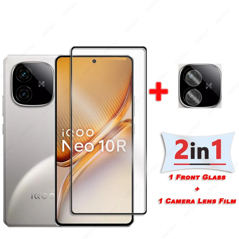 Tempered Glass For vivo iQOO Neo 10R Glass Black Edge Protective Film For iQOO Neo 10R Screen Protector Camera Lens Protector
Tempered Glass For vivo iQOO Neo 10R Glass Black Edge Protective Film For iQOO Neo 10R Screen Protector Camera Lens Protector