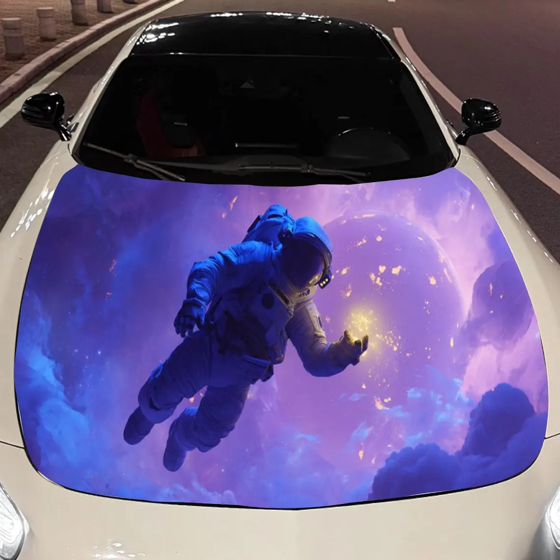 Cool Blue Astronaut Car Hood Stickers - Self-Adhesive, Waterproof and Durable Vinyl Wrap, Decorate And Protect Your Car, Fit For
Cool Blue Astronaut Car Hood Stickers - Self-Adhesive, Waterproof and Durable Vinyl Wrap, Decorate And Protect Your Car, Fit For