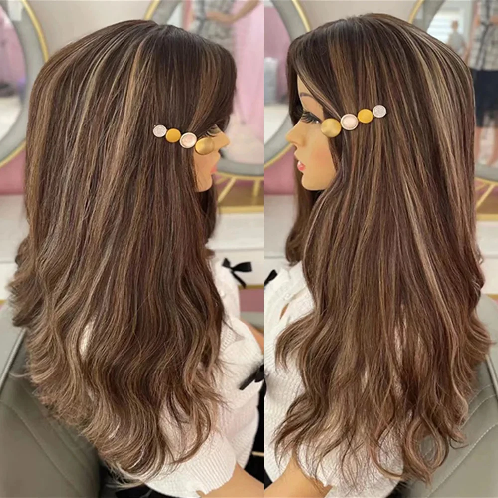 Синтетический парик FUTURA, коричневый, с эффектом брюнетки, еврейский парик, 13x4, с кружевной передней частью, готовый к носке, женский парик, с мелированием под светлые оттенки
Синтетический парик FUTURA, коричневый, с эффектом брюнетки, еврейский парик, 13x4, с кружевной передней частью, готовый к носке, женский парик, с мелированием под светлые оттенки