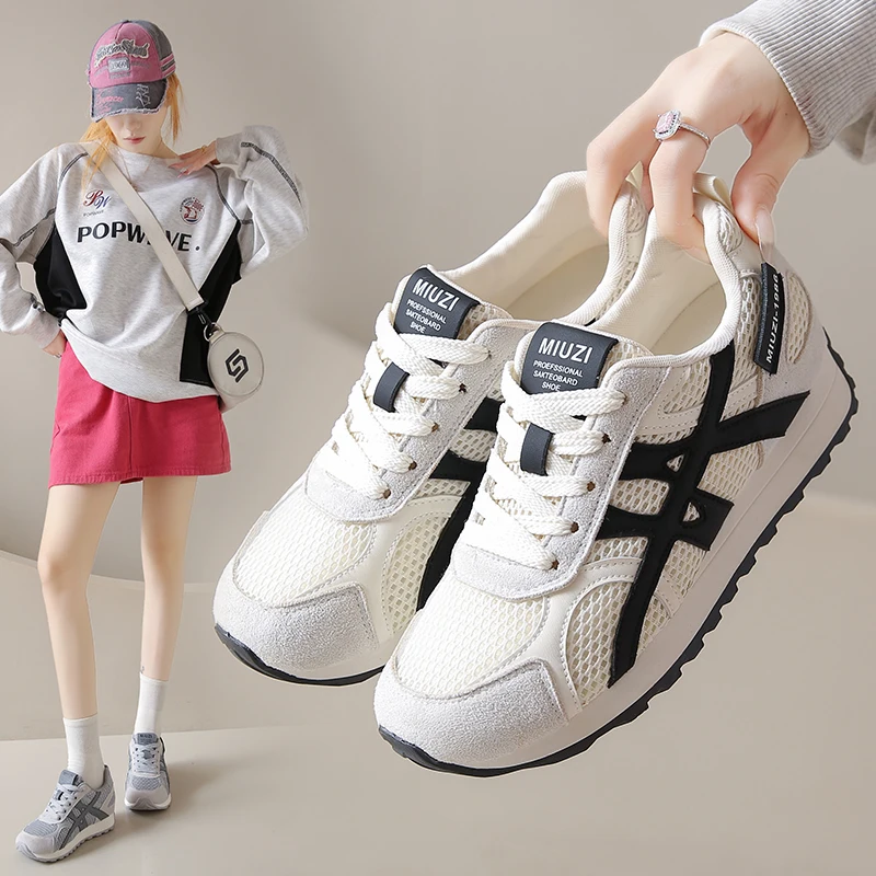 Women Shoes Breathable All-match Mesh Shoes Casual Sports Trendy Shoes Female Wear-resistant Running Shoes for Women
Women Shoes Breathable All-match Mesh Shoes Casual Sports Trendy Shoes Female Wear-resistant Running Shoes for Women