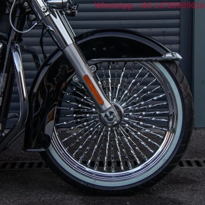 6061-T6 Aluminum AlloyNew Customizable Chromed Multi-Spoke 19*3.5 Inch Front Wheels Rim Tubeless Hub 14-26 Haley Street Bob Soft
6061-T6 Aluminum AlloyNew Customizable Chromed Multi-Spoke 19*3.5 Inch Front Wheels Rim Tubeless Hub 14-26 Haley Street Bob Soft